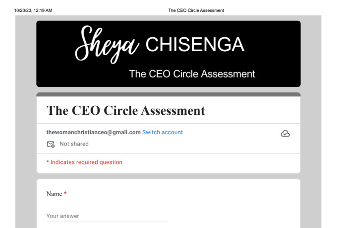 create any google forms, questioner, surveys within 24 hours
